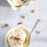 No-Churn Butter Pecan Ice Cream