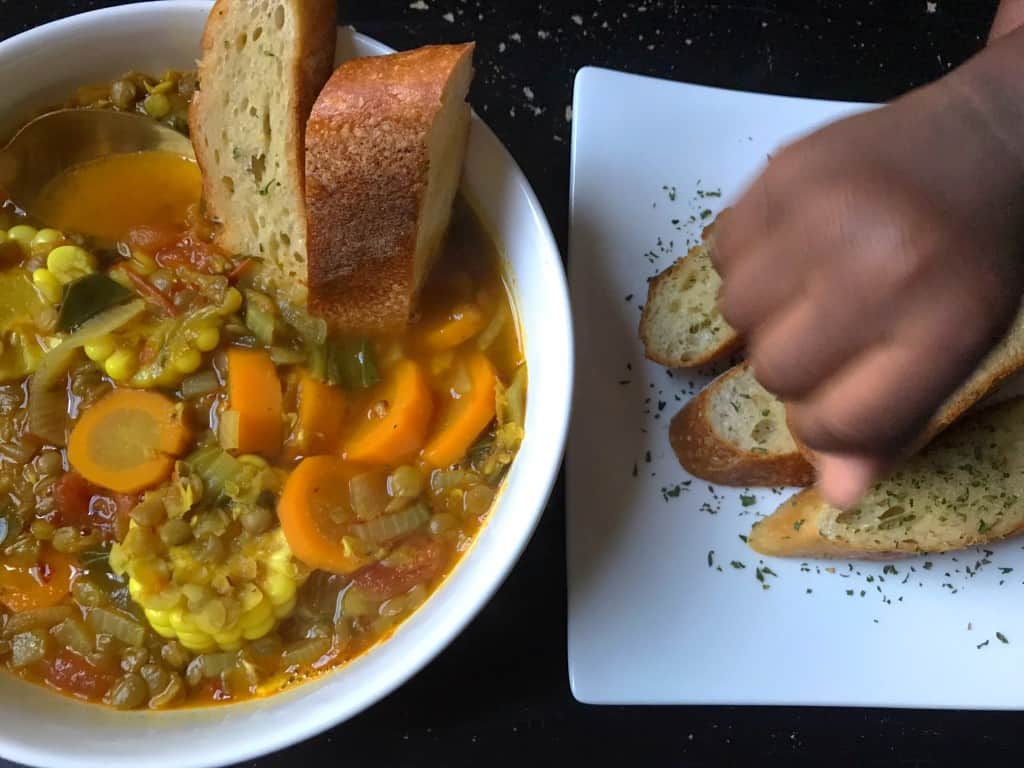 https://www.Orchidsandsweettea.com/Spicy Vegan Lentil + Veggie Soup