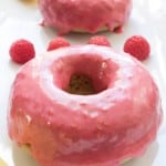 Delicious Lemon Raspberry Glazed Doughnuts