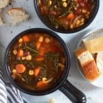 Slow Cooker Loaded Vegan Veggie Soup