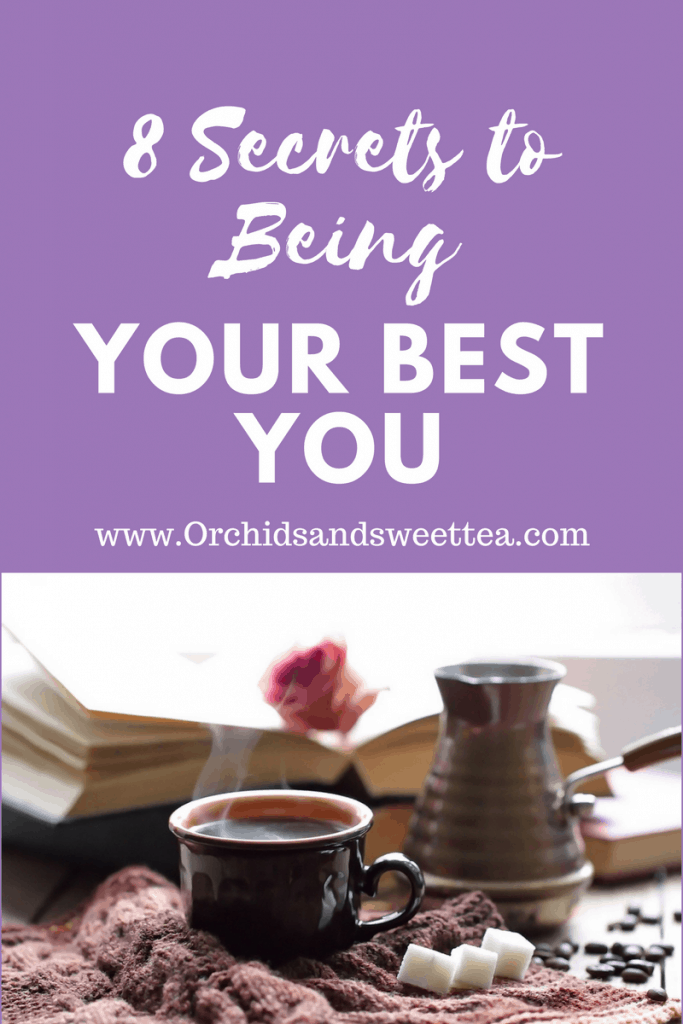 Picture of mug with text \"8 Secrets to Being Your Best You.\"