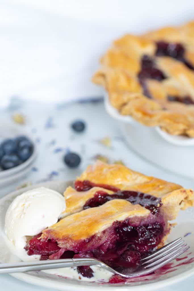 Homemade Apple Berry Pie