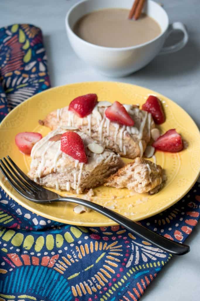 Strawberry Cream Cheese Breakfast Scones