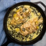 Creamy Lemon + Herb Parmesan Chicken
