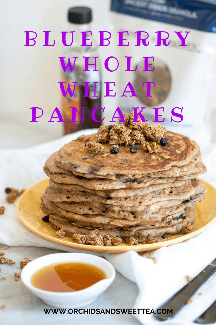 Blueberry Whole Wheat Pancakes