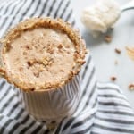 Vegan Peanut Butter + Pecan Milkshake
