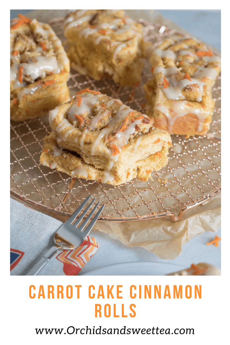 Carrot Cake Cinnamon Rolls