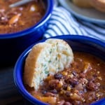 Homemade Spicy Mixed Beans Vegan Chili