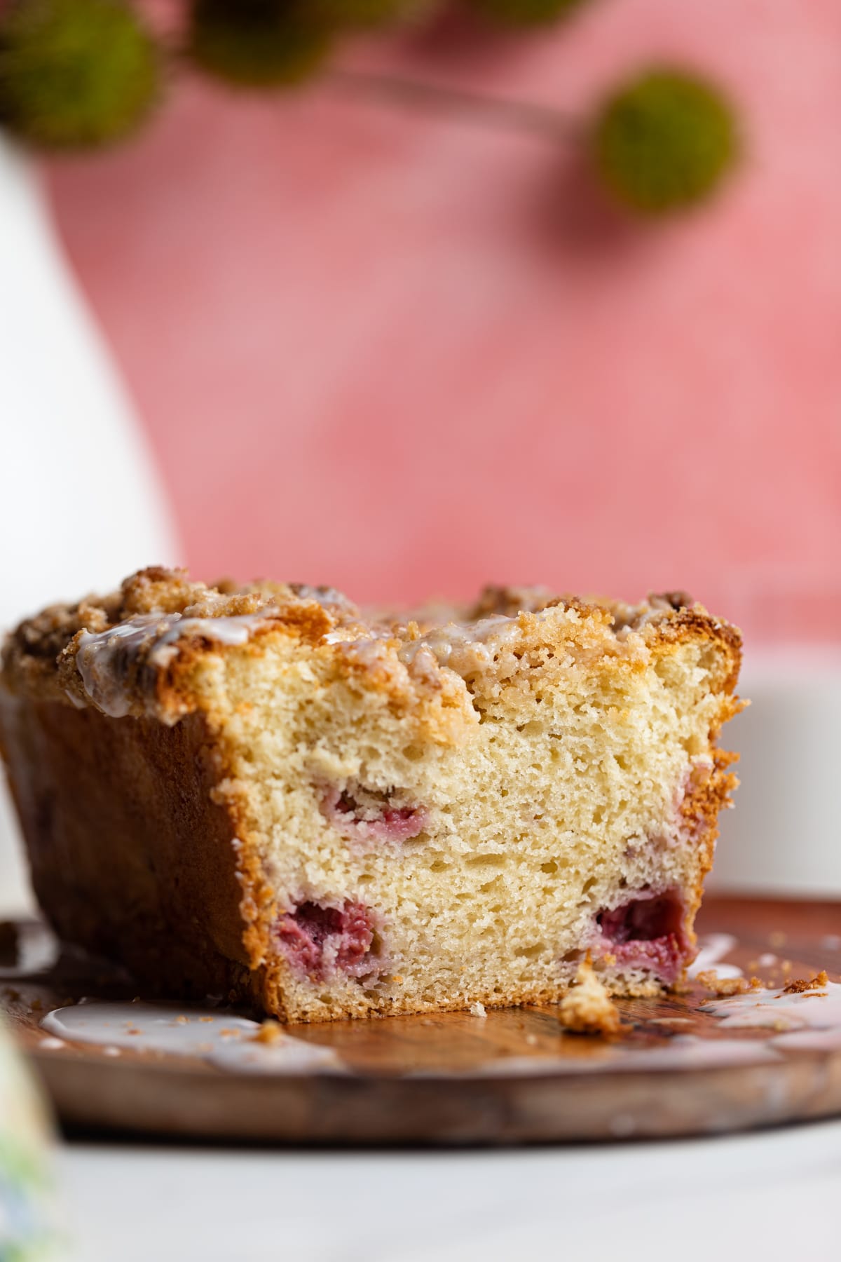 Breakfast Lemon Raspberry Coffee Loaf