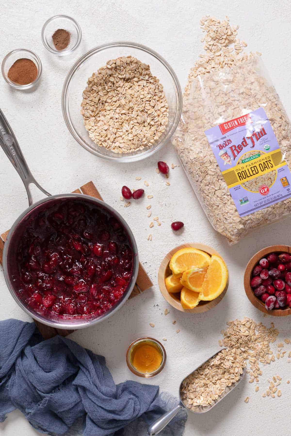 Healthy Cranberry Orange Oatmeal