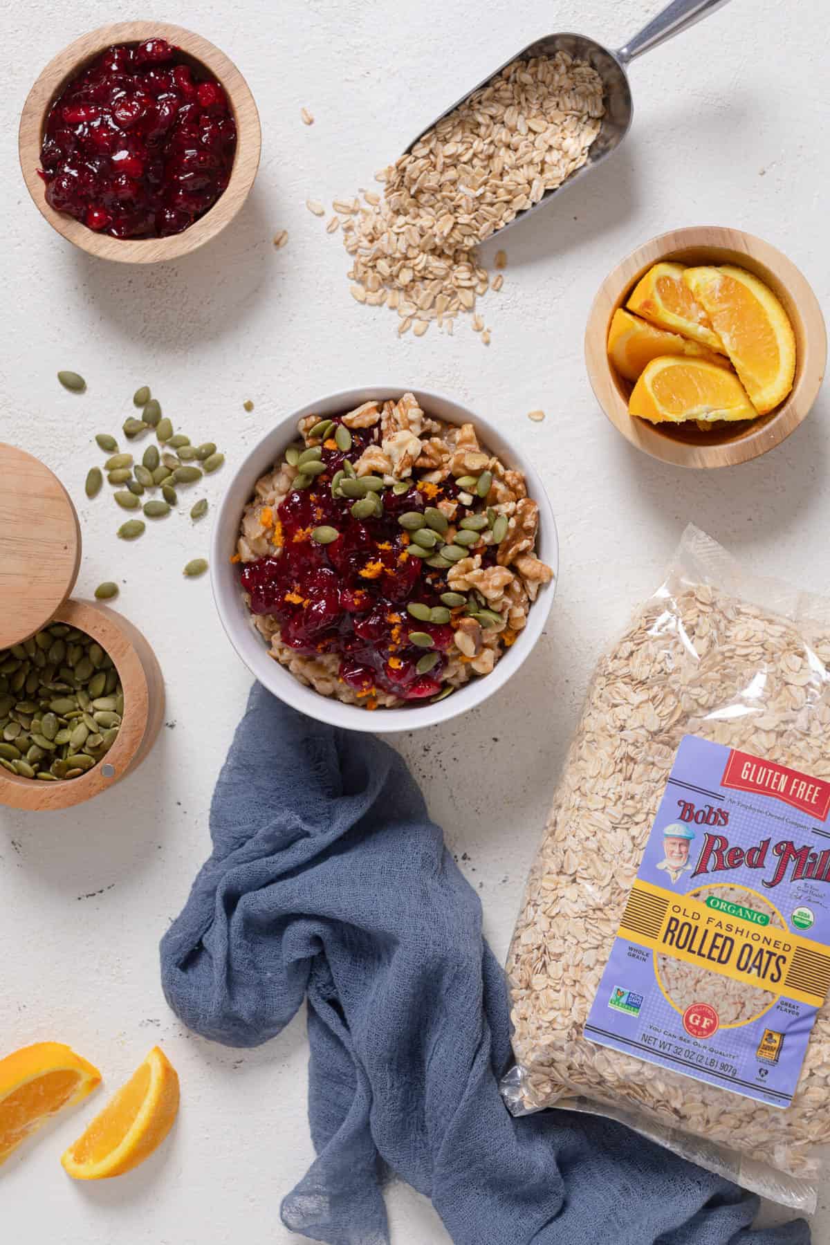 Healthy Cranberry Orange Oatmeal