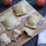 Blackberry Peach Basil Hand Pies with Glaze