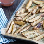 Crispy Baked Jerk Potato Wedges