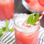 Fresh Watermelon Cucumber Mint Juice