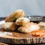 BBQ Chickpea Brown Rice Paper Spring Rolls