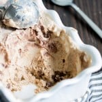 Banana Almond Butter Chocolate Swirl Ice Cream