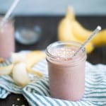 Banana Mango Raspberry 'Sunrise' Oats Smoothie