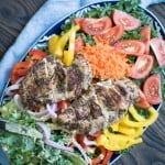 Oven Baked Jamaican Jerk Chicken Salad