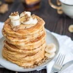 Thick + Fluffy Sweet Potato Pancakes