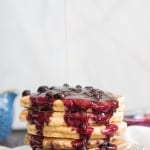 Dairy-Free Almond Blueberry Pancakes