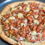 Hawaiian BBQ Buffalo Chicken Pizza