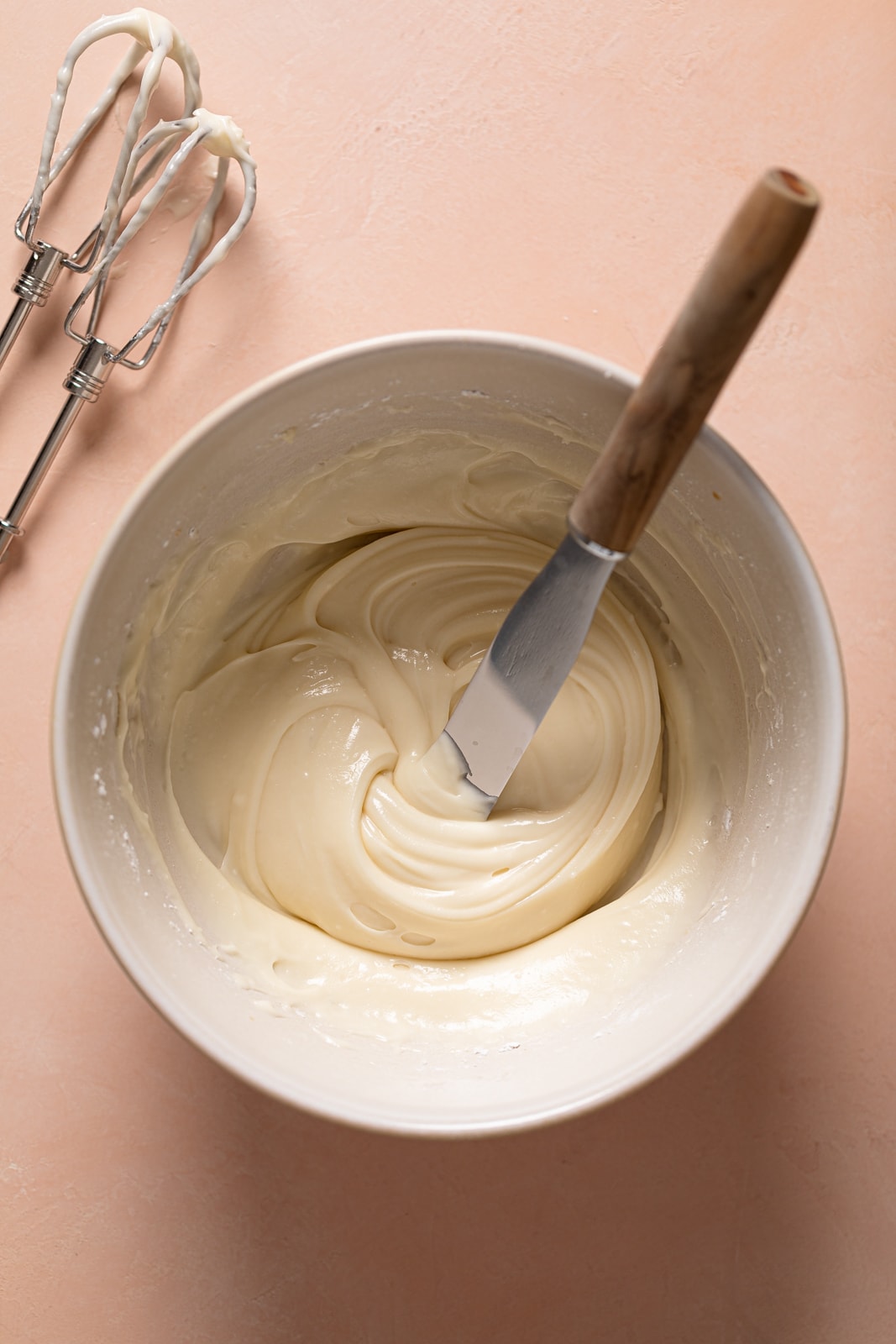 Bowl of Cinnamon Roll icing.