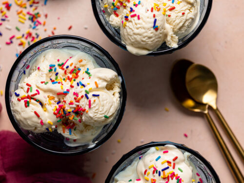 Rainbow Dash Ice Cream (No Churn Recipe) - Cook's Hideout