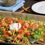 Vegan Sweet Potato Sheet Pan 'Nachos'