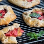 Mini Vegan Strawberry Peach Galettes