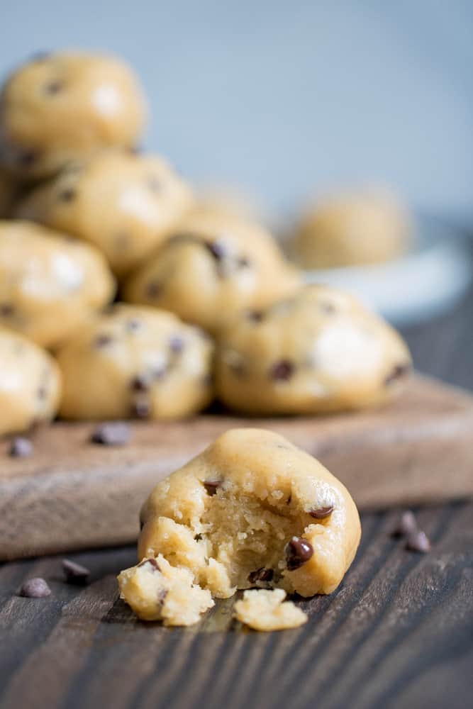 Easy Chocolate Chip Cookie Dough Bites