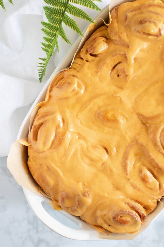 Delicious Homemade Pumpkin Spice Cinnamon Rolls