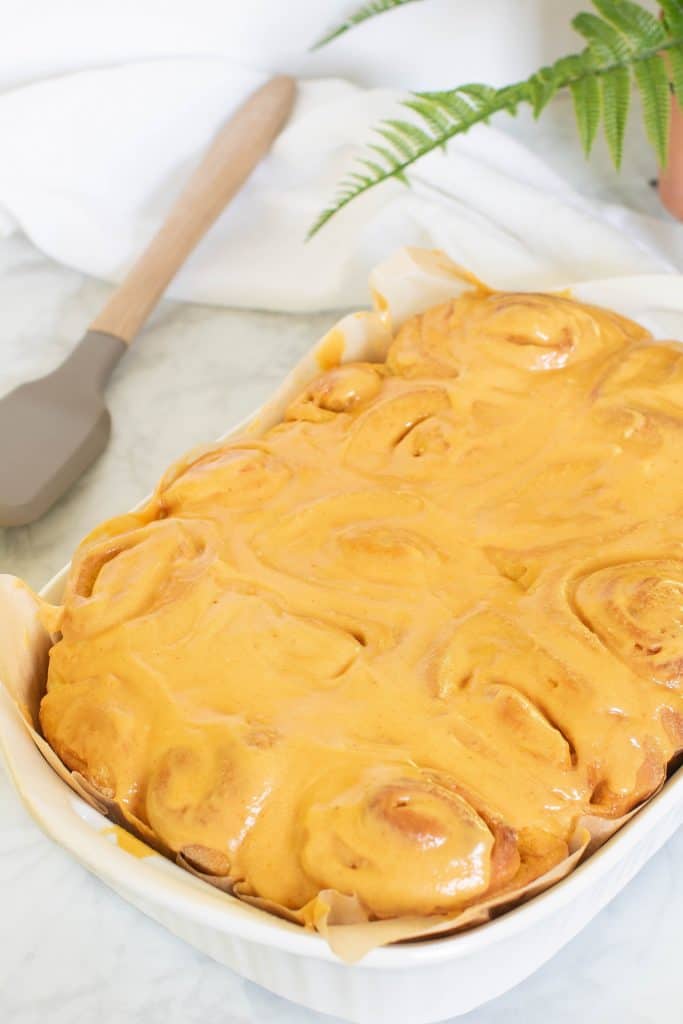 Delicious Homemade Pumpkin Spice Cinnamon Rolls