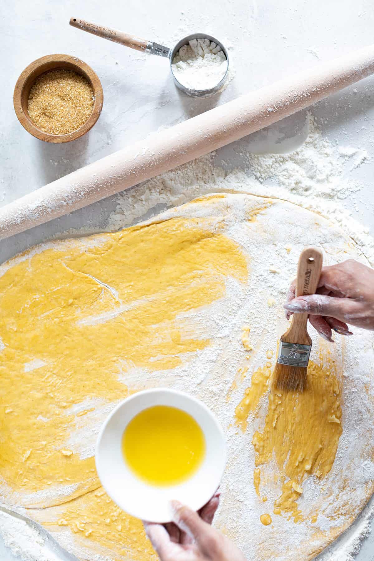 Homemade Pumpkin Chai Cinnamon Rolls