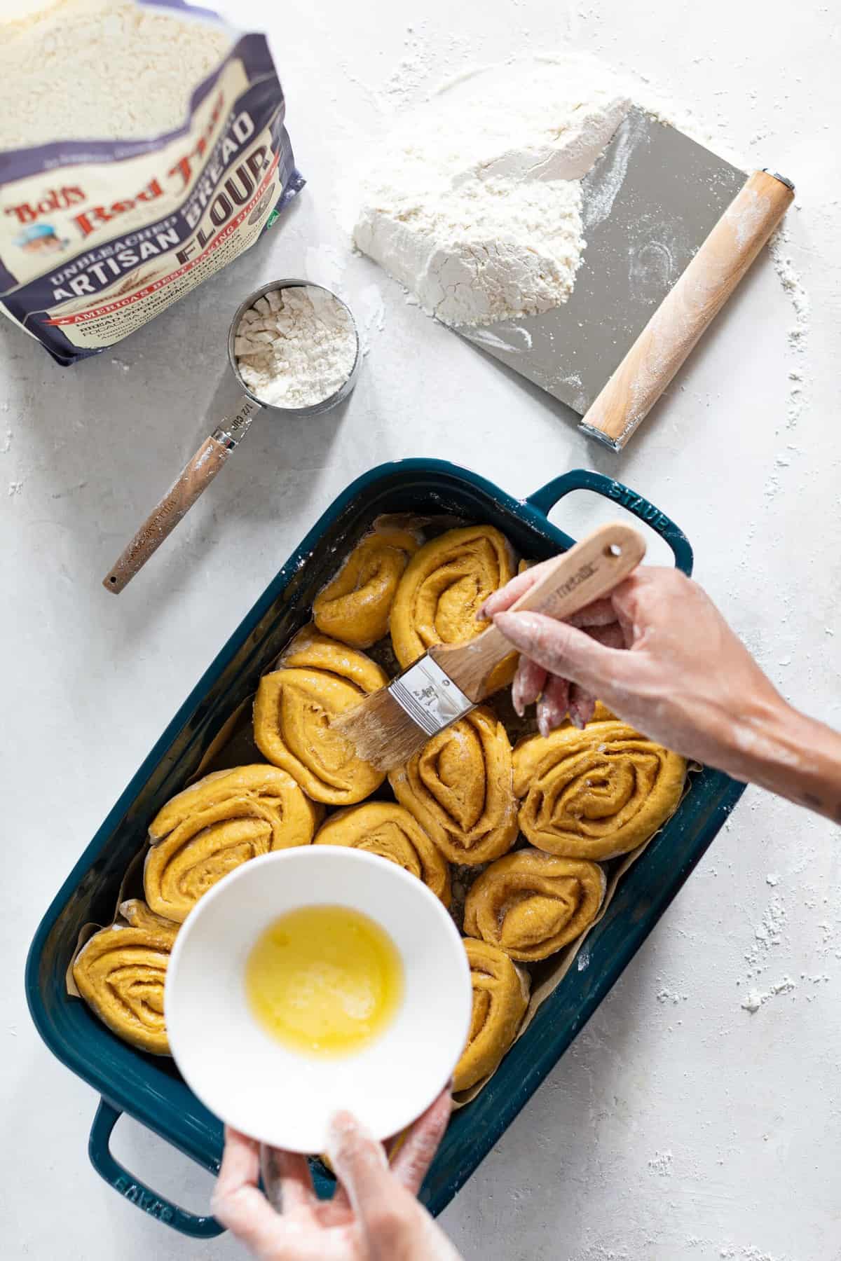 Homemade Pumpkin Chai Cinnamon Rolls