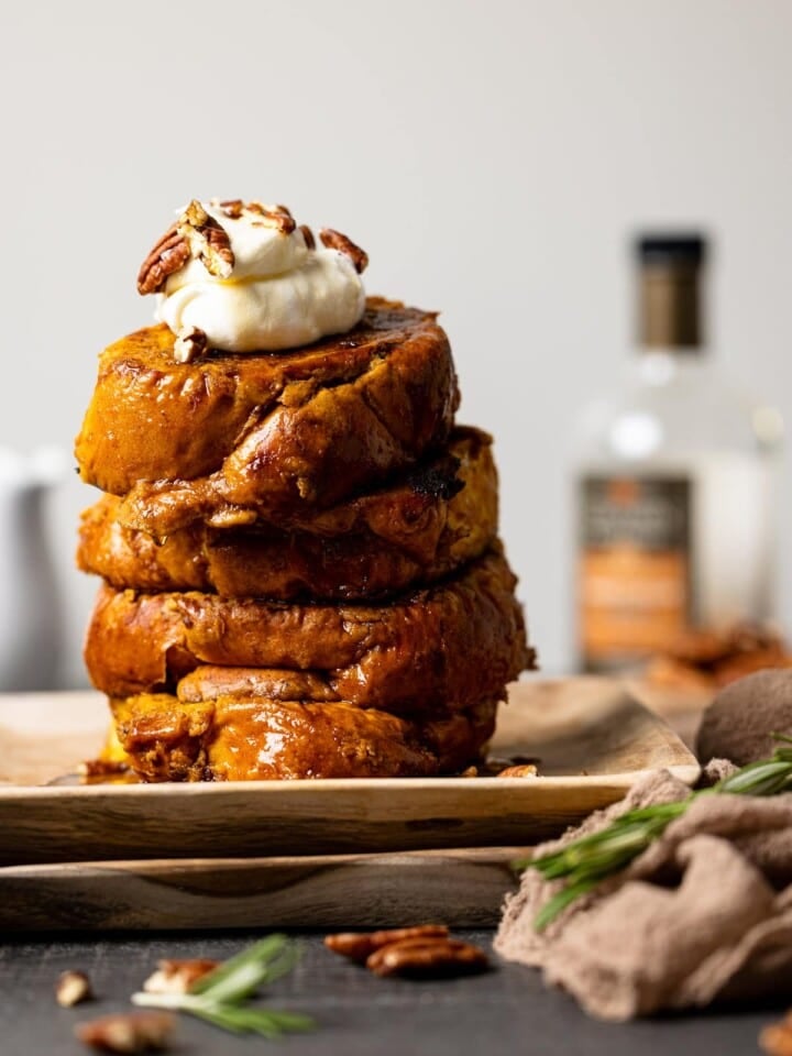 Stack of Pumpkin French Toast