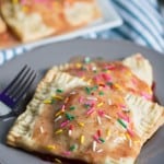 Strawberry Glazed Vegan Breakfast Pop Tarts