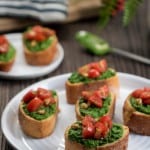 Kale Spinach Pesto + Tomato Bruschetta