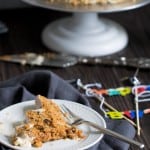 Vegan Carrot Cake + Orange-infused Frosting