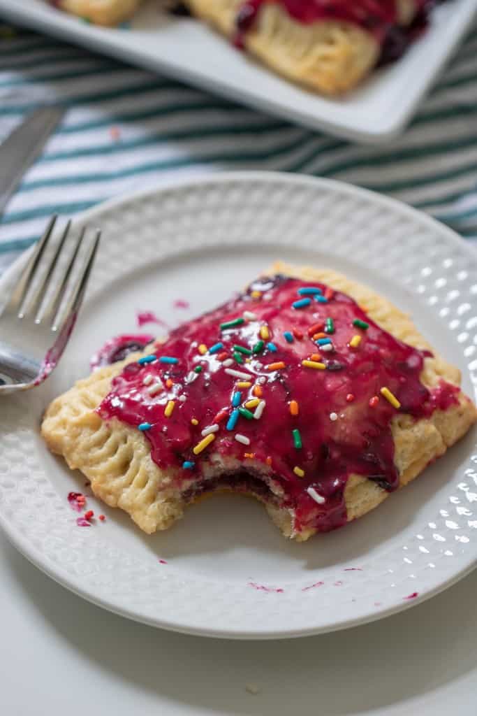 Homemade Blueberry Vegan Pop Tarts