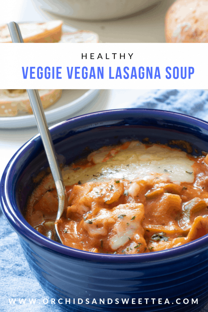 Healthy Veggie Vegan Lasagna Soup