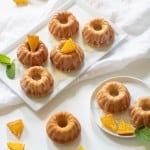 Orange Olive Oil Mini Bundt Cakes