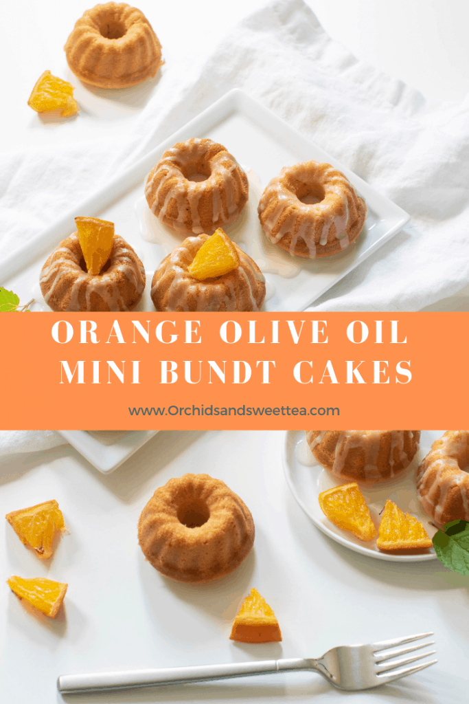 Orange Olive Oil Mini Bundt Cakes