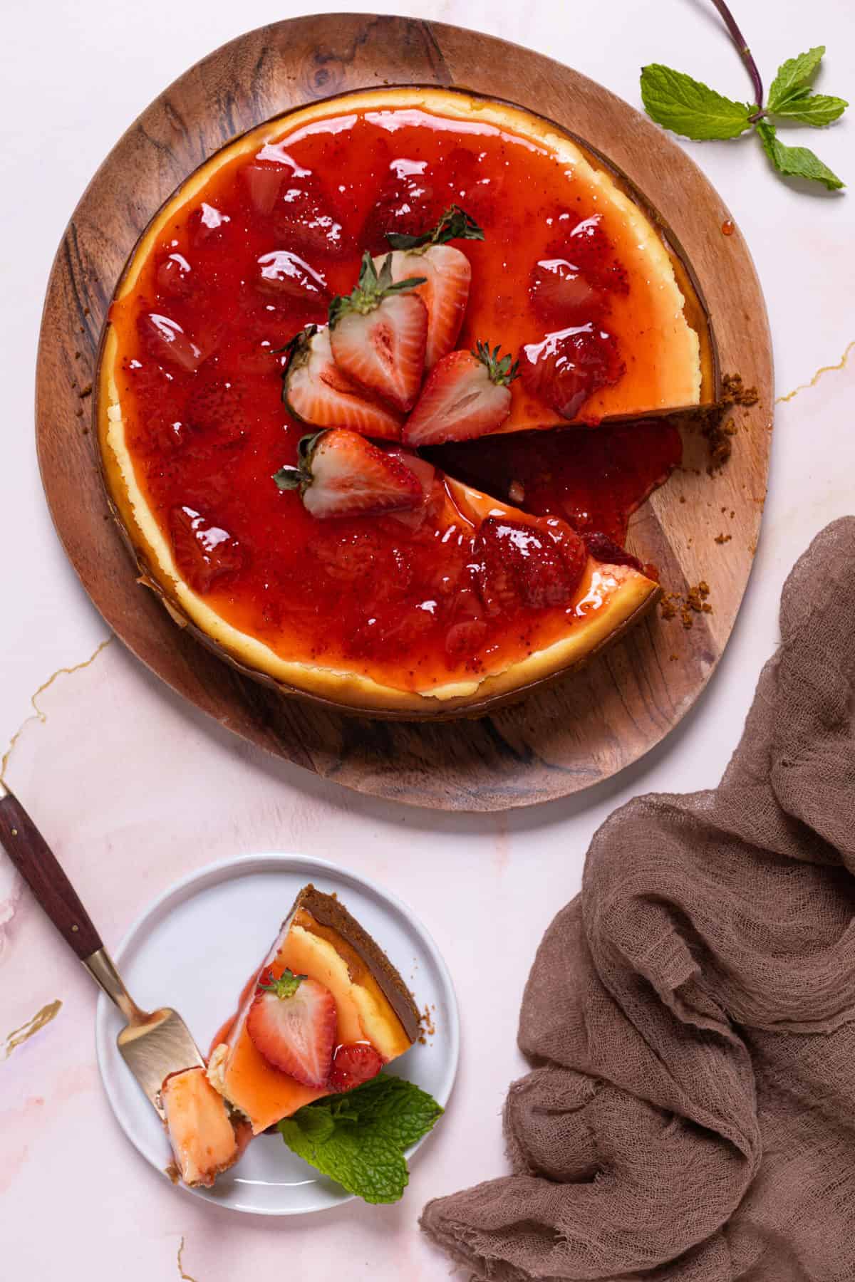 Not So Classic New York-Style Cheesecake 
