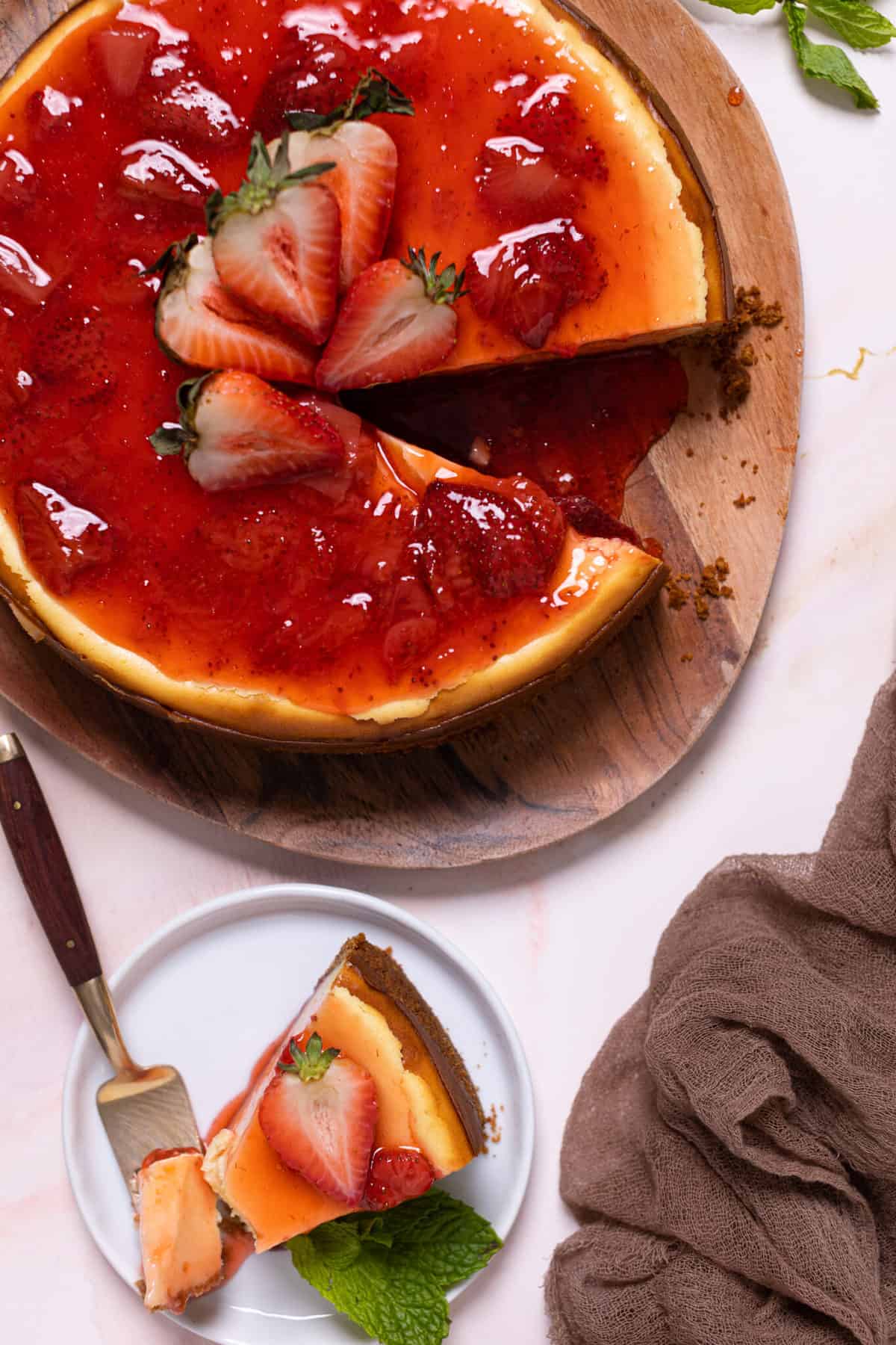 Not So Classic New York-Style Cheesecake 