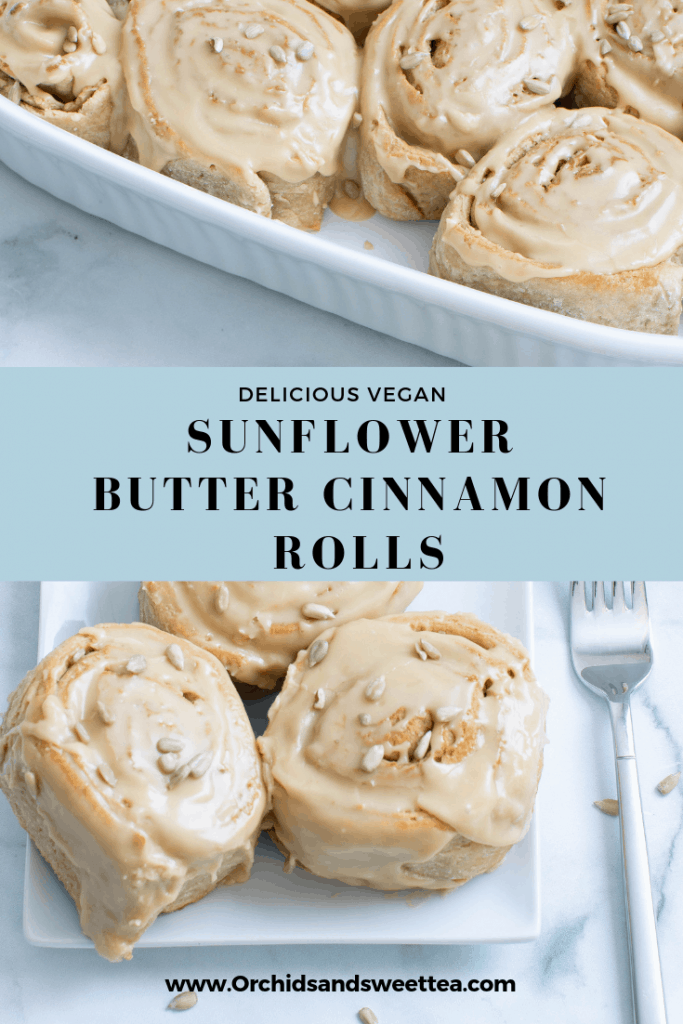 Delicious Vegan Sunflower Butter Cinnamon Rolls