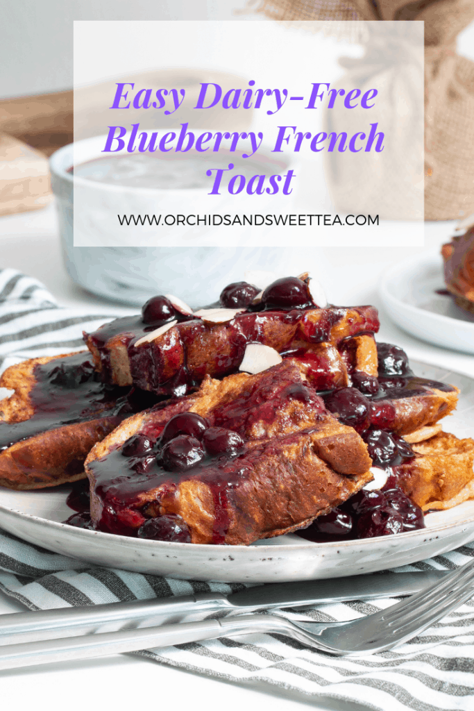 Easy Dairy-Free Blueberry French Toast