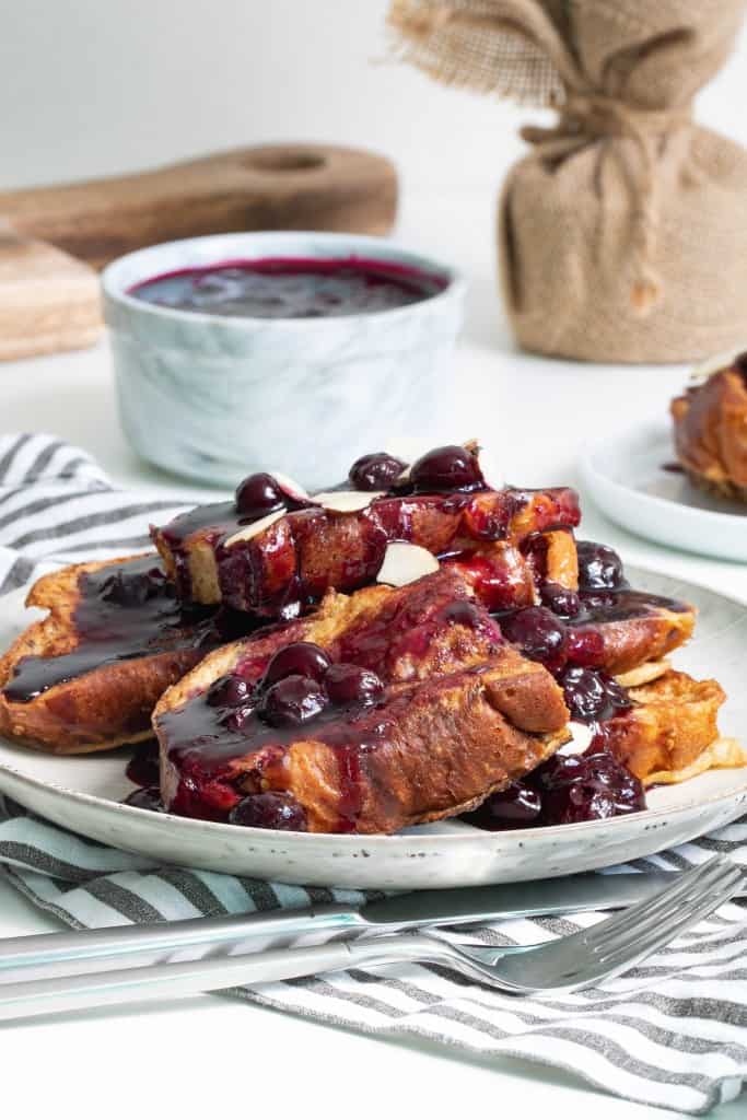 Easy Dairy-Free Blueberry French Toast