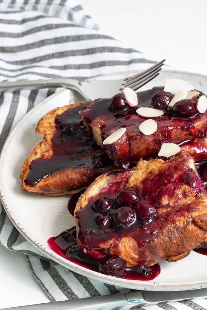 Easy Dairy-Free Blueberry French Toast