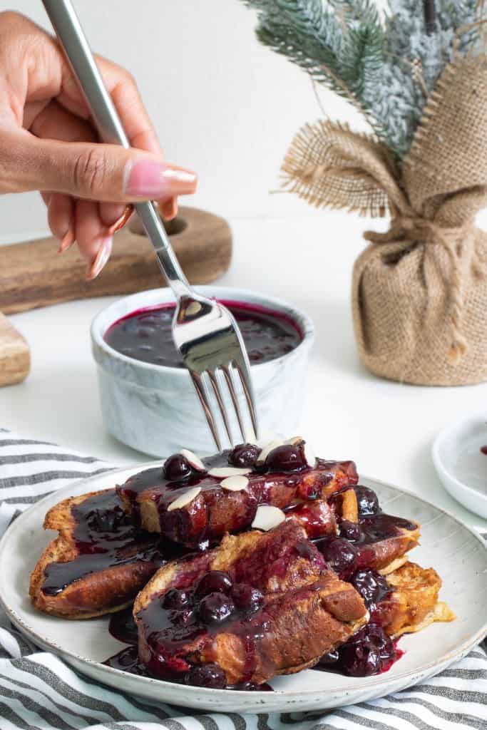 Easy Dairy-Free Blueberry French Toast