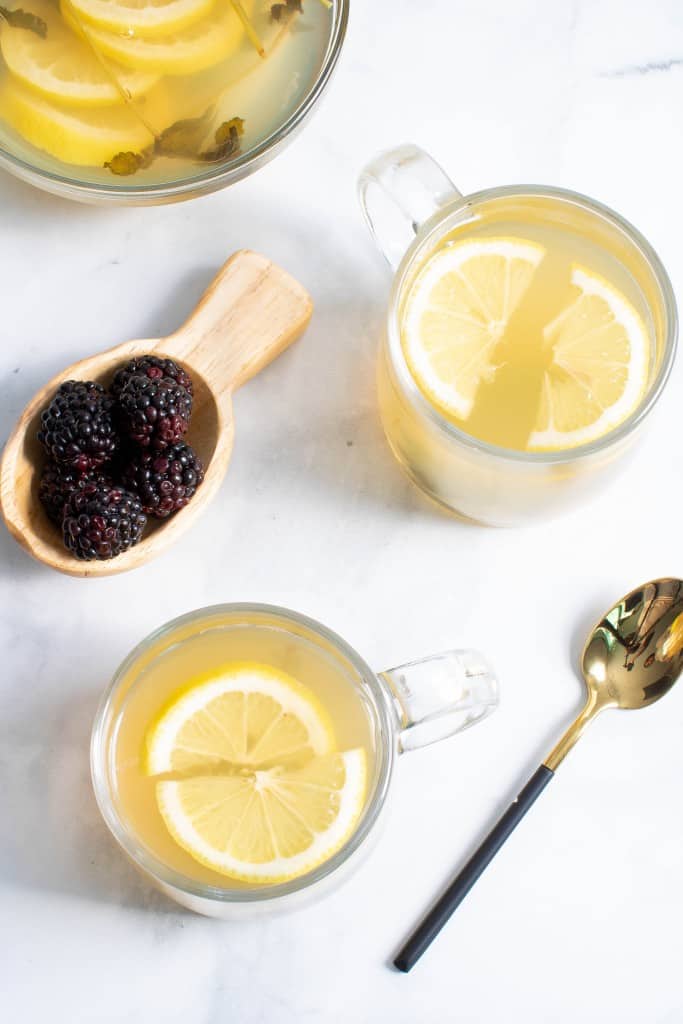 Lemon Blackberry Mint Tea